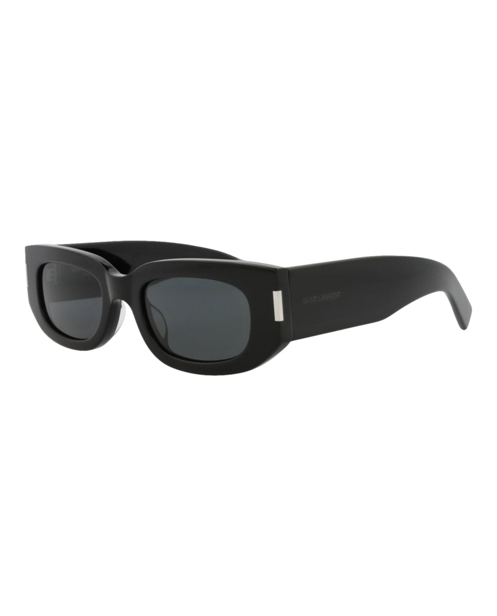 Saint Laurent Unisex Round/Oval Black Black Black Fashion Designer Eyewear