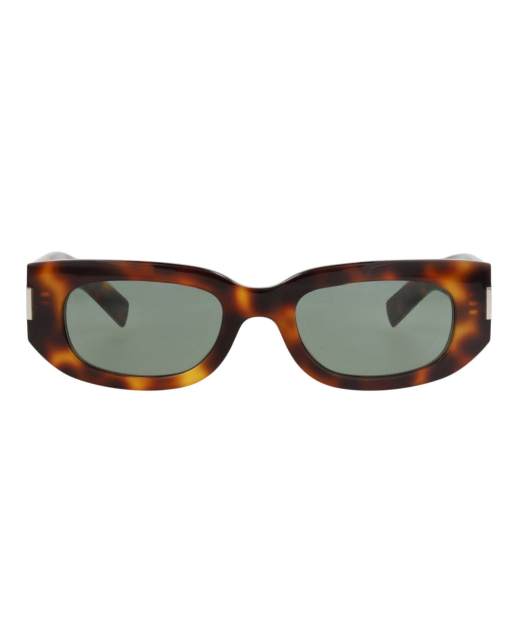 Saint Laurent Unisex Round/Oval Havana Havana Green Fashion Designer Eyewear