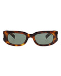 Saint Laurent Unisex Round/Oval Havana Havana Green Fashion Designer Eyewear