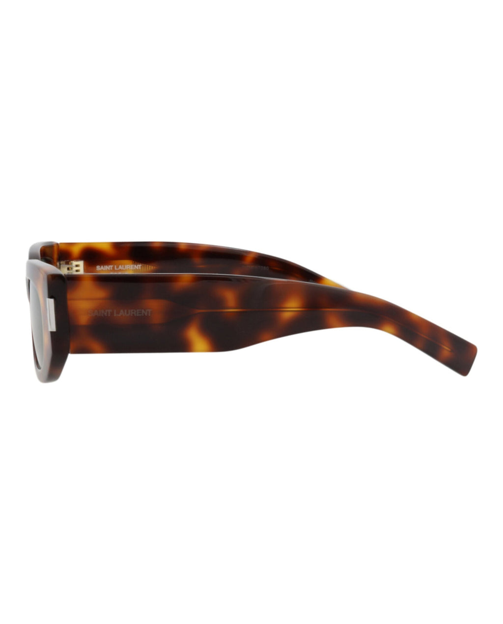 Saint Laurent Unisex Round/Oval Havana Havana Green Fashion Designer Eyewear