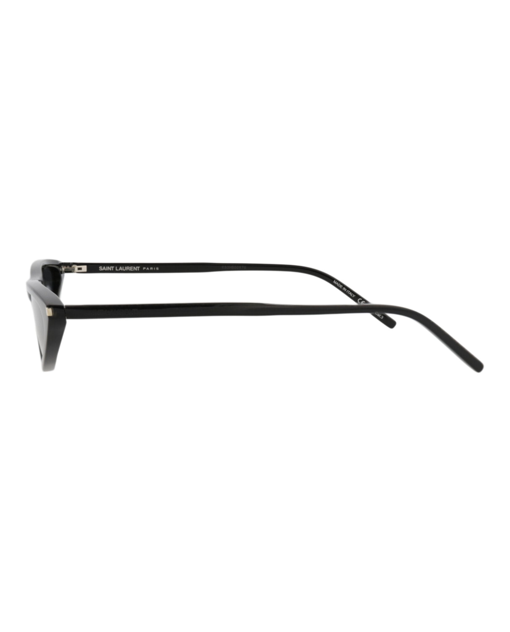 Saint Laurent Womens Cat Eye Black Black Black Fashion Designer Eyewear