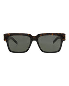 Saint Laurent Mens Square/Rectangle Havana Havana Grey Fashion Designer Eyewear