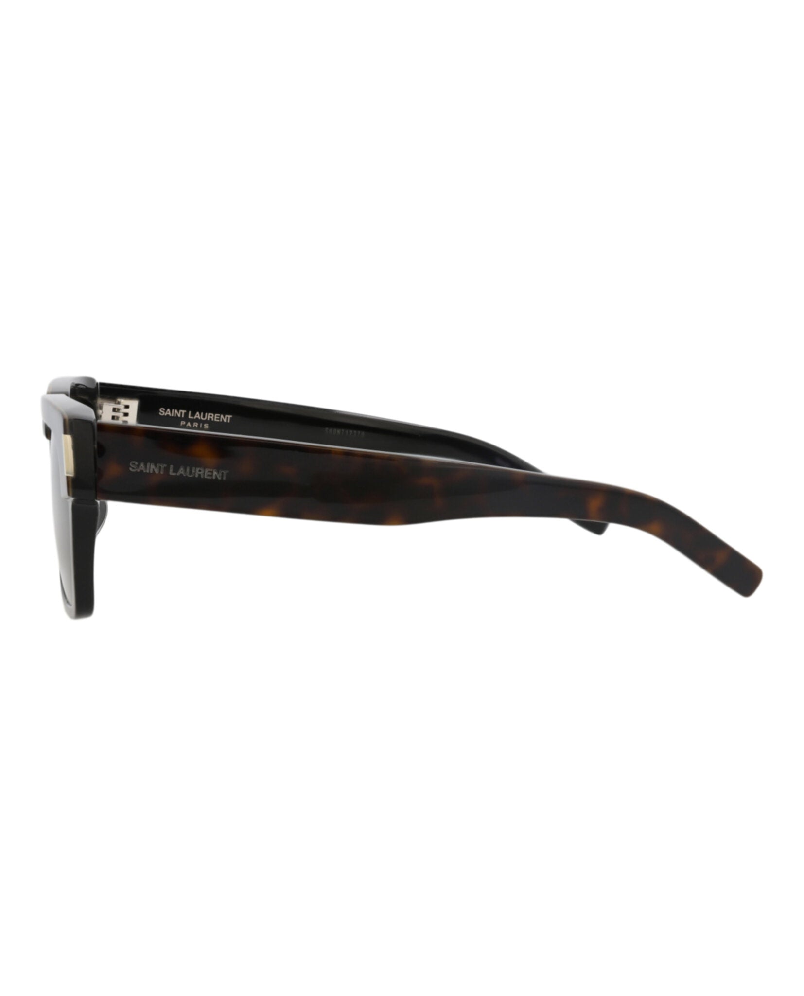 Saint Laurent Mens Square/Rectangle Havana Havana Grey Fashion Designer Eyewear