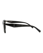 Saint Laurent Unisex Square/Rectangle Black Black Black Fashion Designer Eyewear