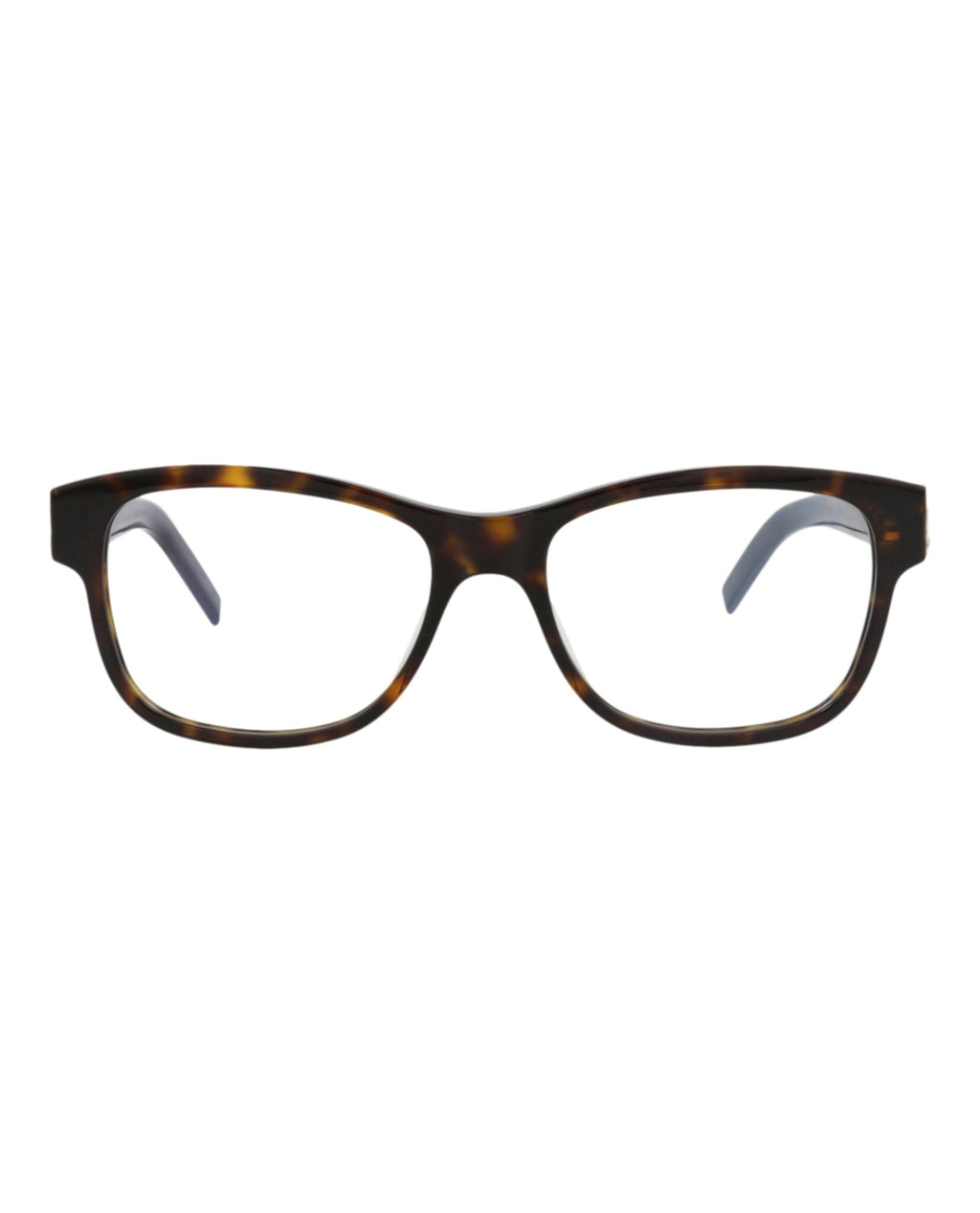 Saint Laurent Womens Square/Rectangle Havana Havana Transparent Fashion Designer Eyewear