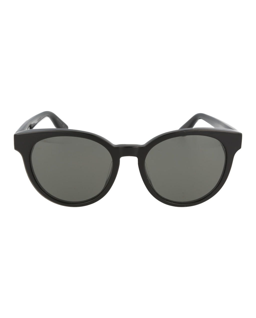 Saint Laurent Unisex Round/Oval Shiny Black Fashion Designer Eyewear
