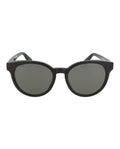 Saint Laurent Unisex Round/Oval Shiny Black Fashion Designer Eyewear