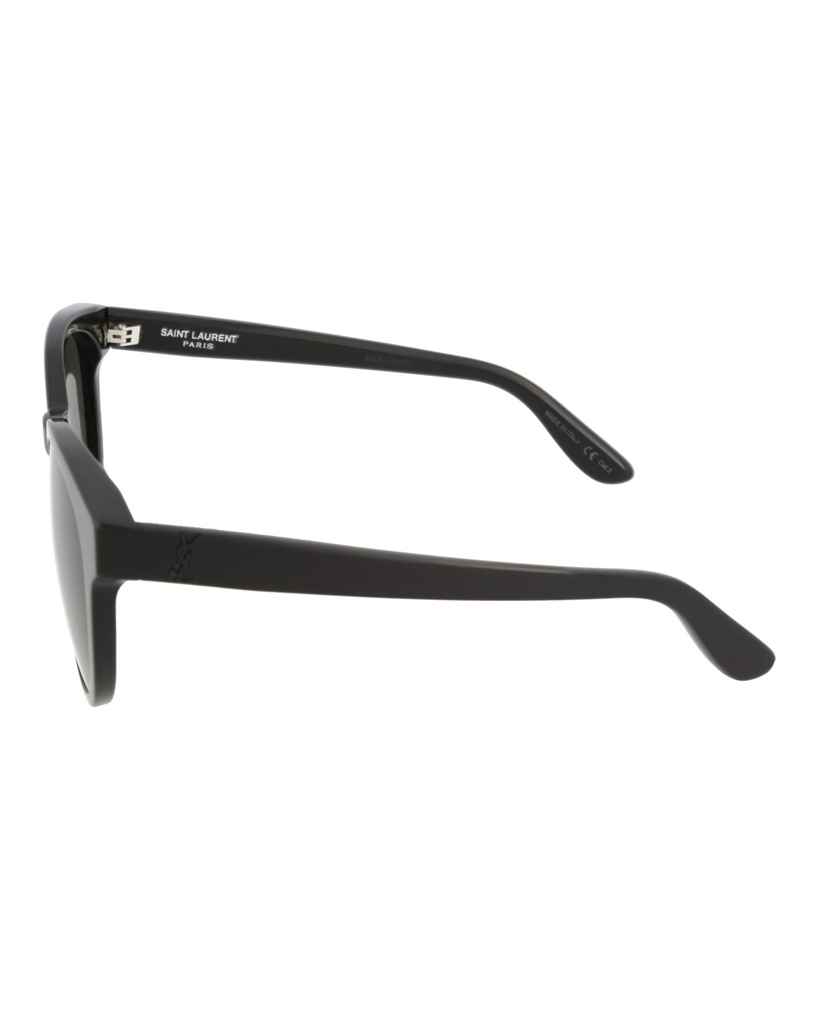 Saint Laurent Unisex Round/Oval Shiny Black Fashion Designer Eyewear
