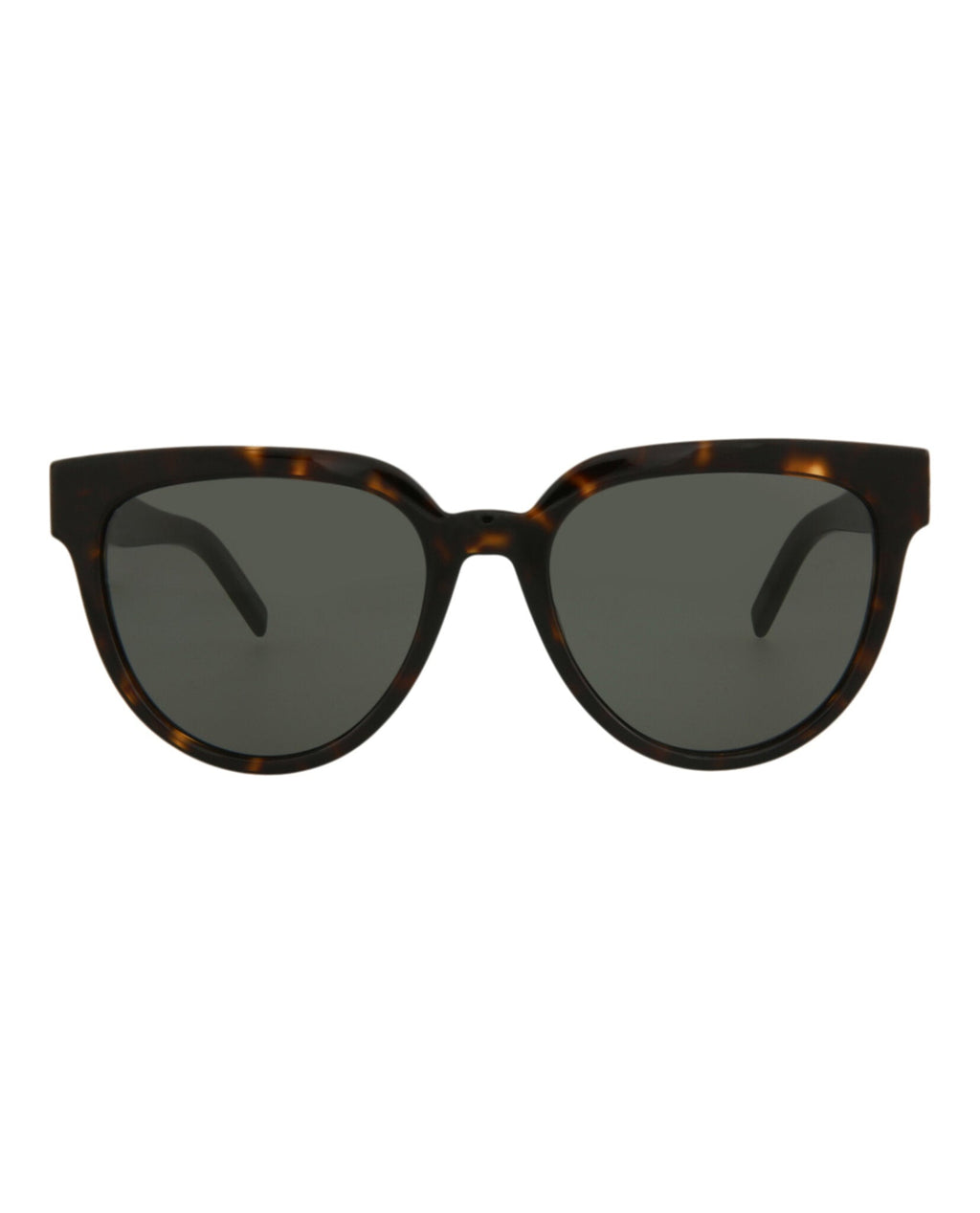 Saint Laurent Womens Cat Eye Havana Havana Grey Fashion Designer Eyewear