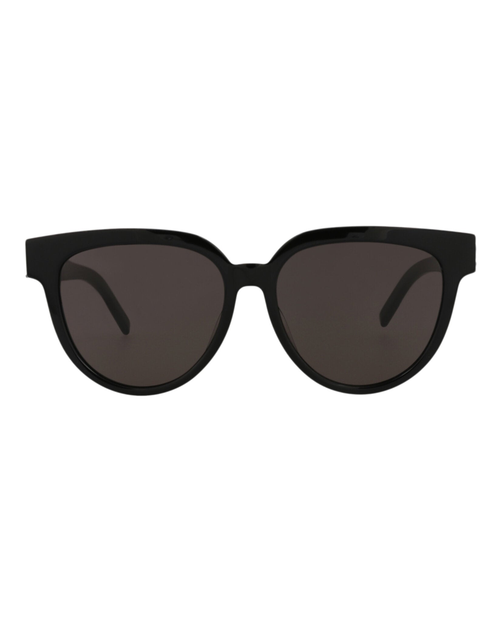 Saint Laurent Womens Cat Eye Black Black Black Fashion Designer Eyewear
