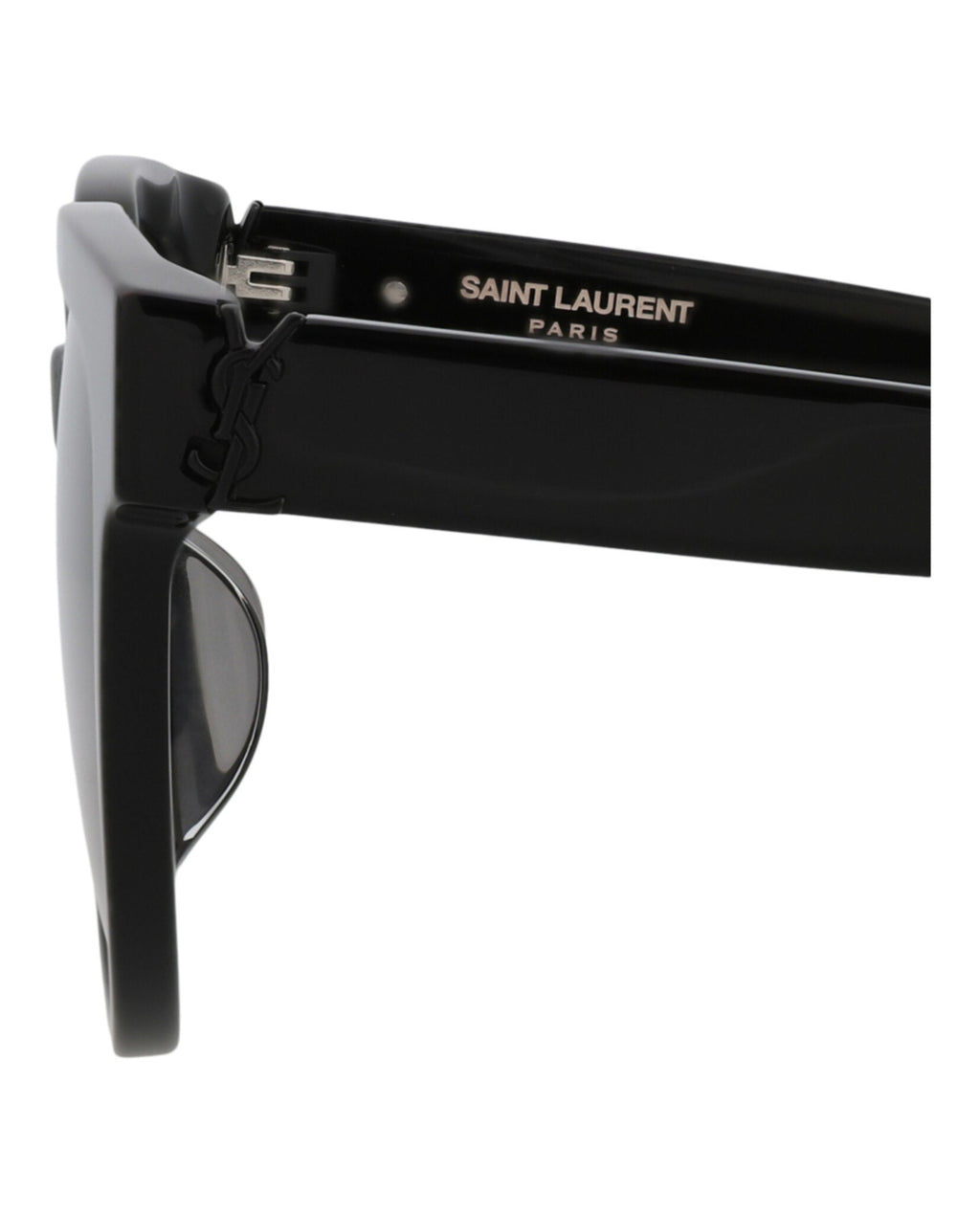 Saint Laurent Womens Cat Eye Black Black Black Fashion Designer Eyewear