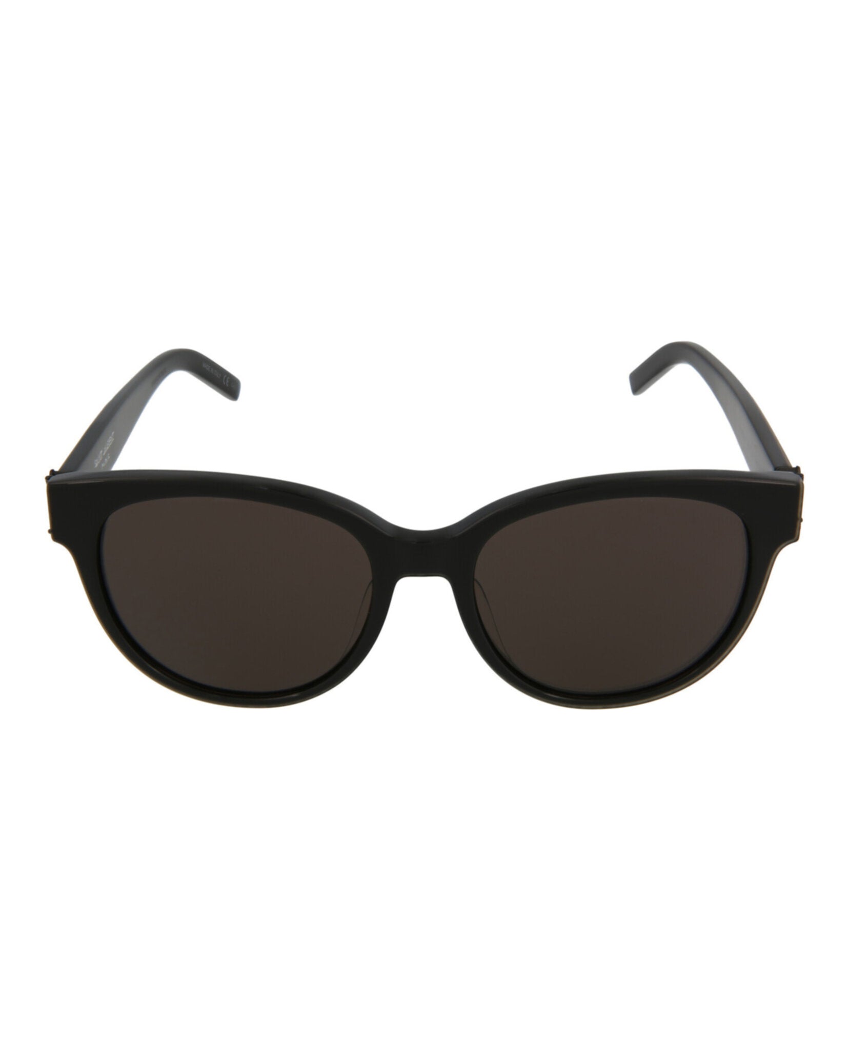 Saint Laurent Womens Round/Oval Black Black Black Fashion Designer Eyewear