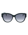 Saint Laurent Womens Round/Oval Black Black Grey Fashion Designer Eyewear