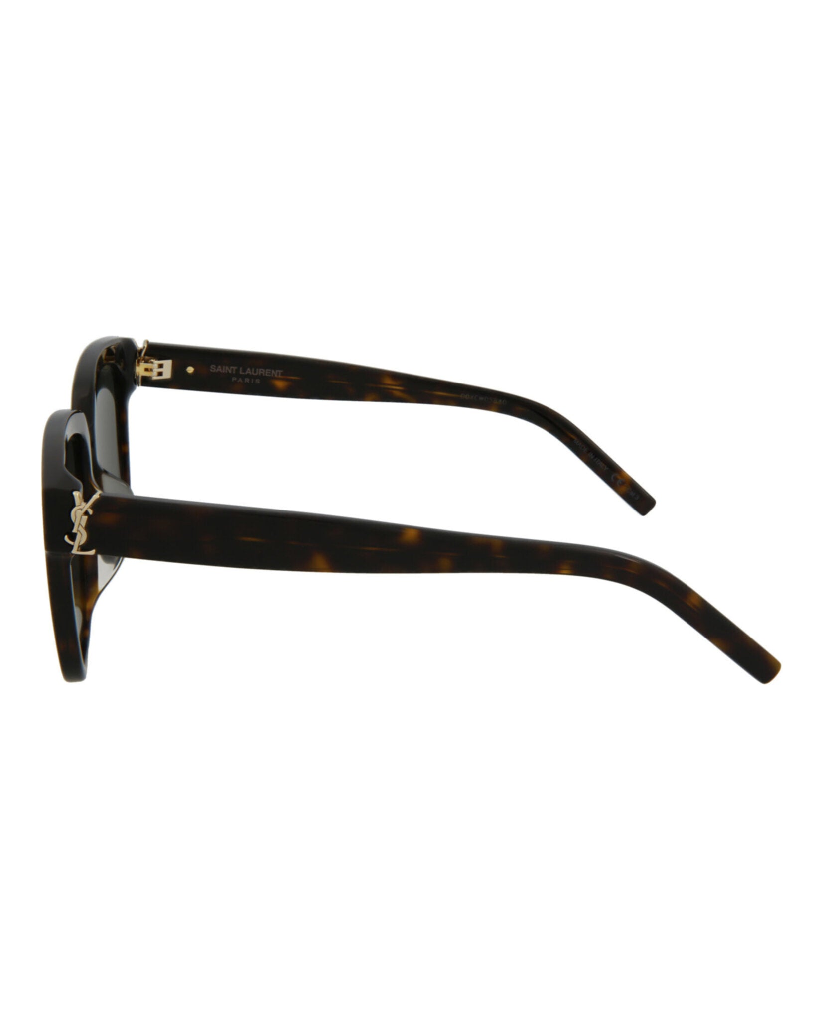 Saint Laurent Womens Square/Rectangle Havana Havana Grey Fashion Designer Eyewear