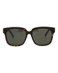 Saint Laurent Womens Square/Rectangle Havana Havana Grey Fashion Designer Eyewear