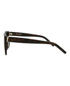 Saint Laurent Womens Square/Rectangle Havana Havana Grey Fashion Designer Eyewear