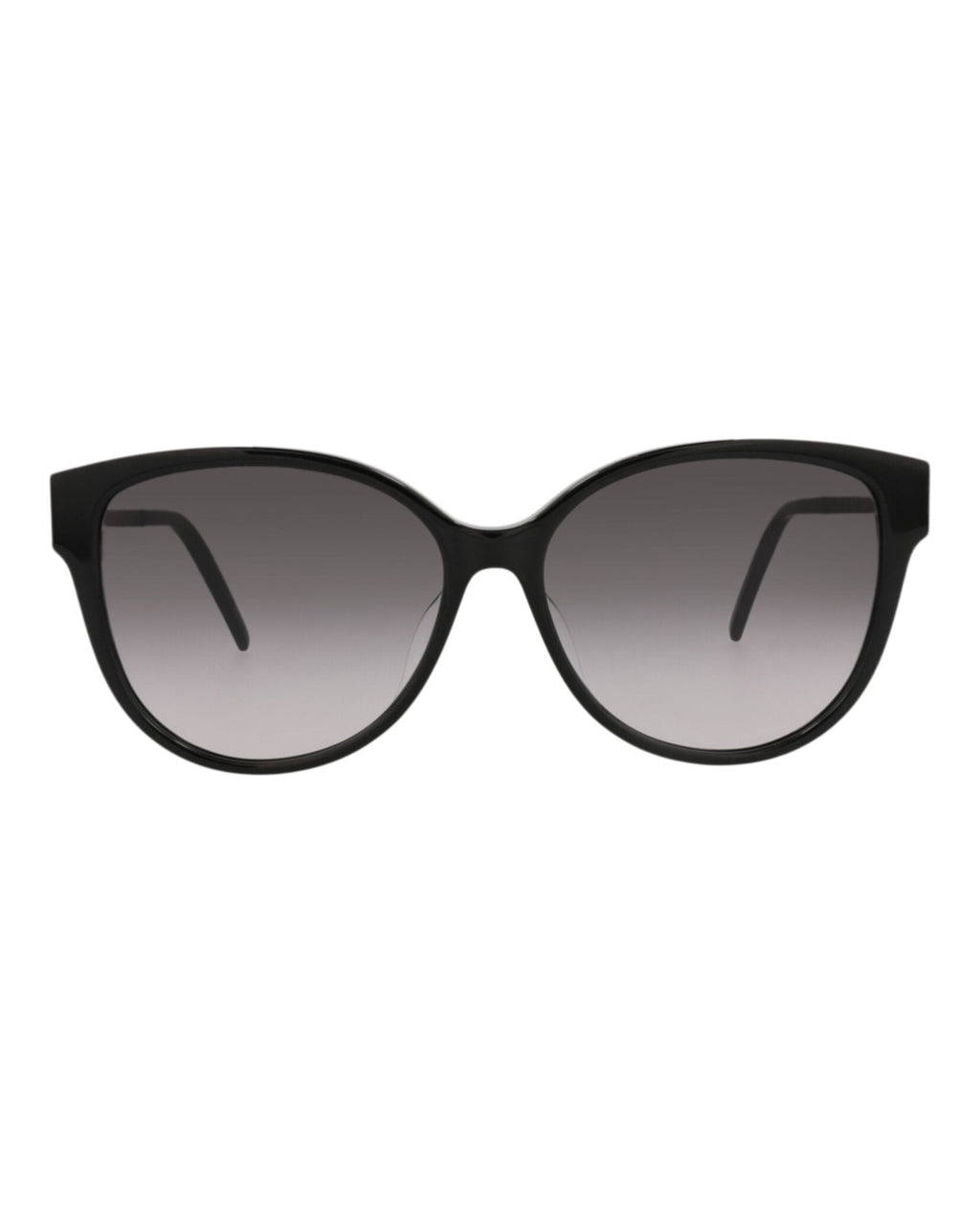 Saint Laurent Womens Round/Oval Black Black Smoke Fashion Designer Eyewear