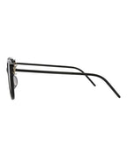 Saint Laurent Womens Round/Oval Black Black Smoke Fashion Designer Eyewear