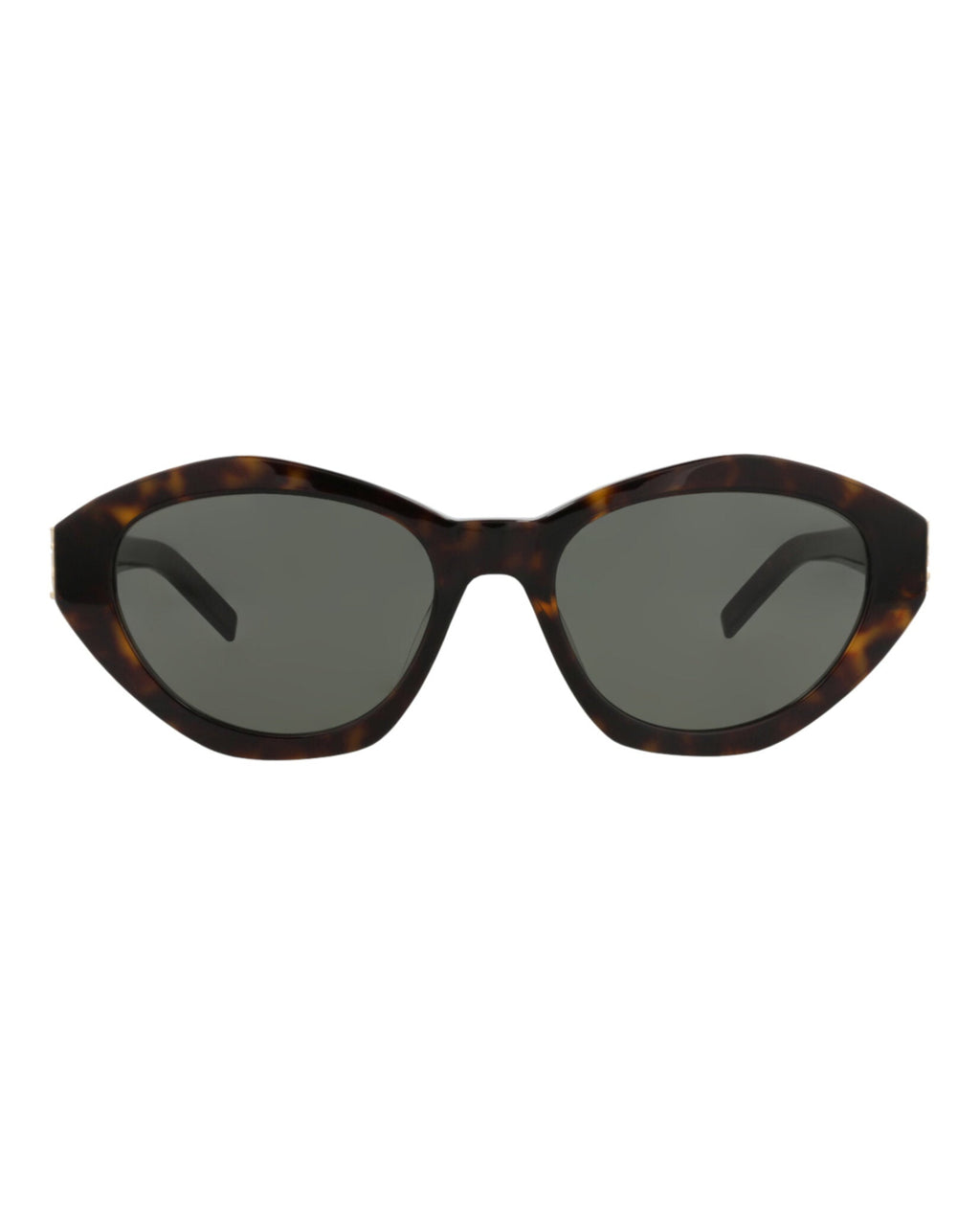 Saint Laurent Womens Cat Eye Havana Havana Grey Fashion Designer Eyewear