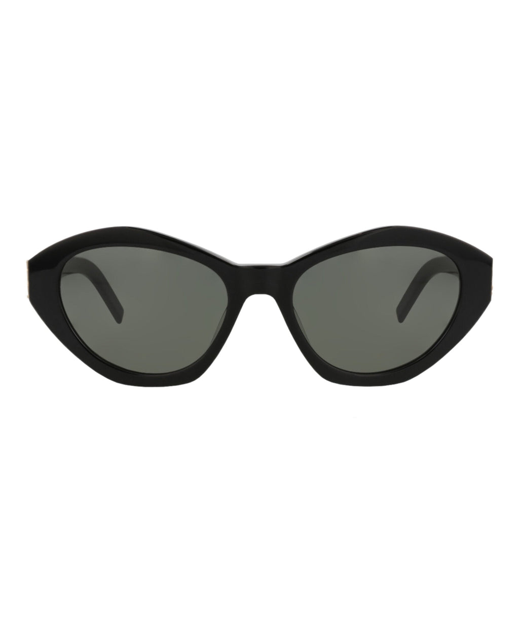 Saint Laurent Womens Cat Eye Black Black Grey Fashion Designer Eyewear