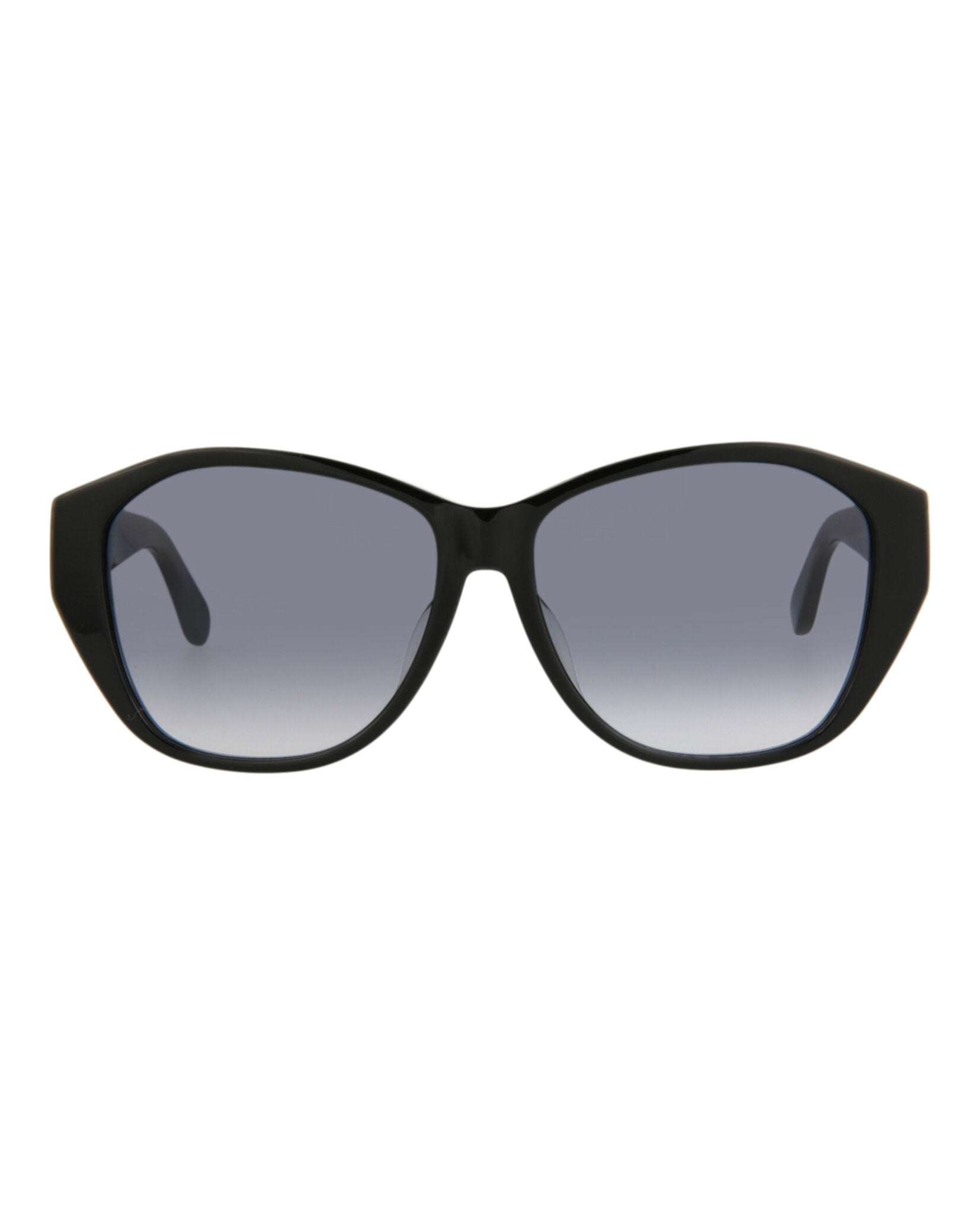 Saint Laurent Womens Round/Oval Black Black Grey Fashion Designer Eyewear