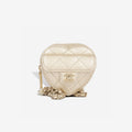 Chanel Heart Necklace - Champagne