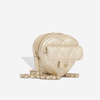 Chanel Heart Necklace - Champagne