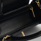 Chanel Small Kelly Re-Edition - Black Shiny Calfskin | Gold Hardware