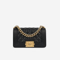 Chanel Small Chanel Boy - Black Caviar