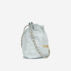 Chanel Small 22 Tote - Light Blue Calfskin | Gold Hardware