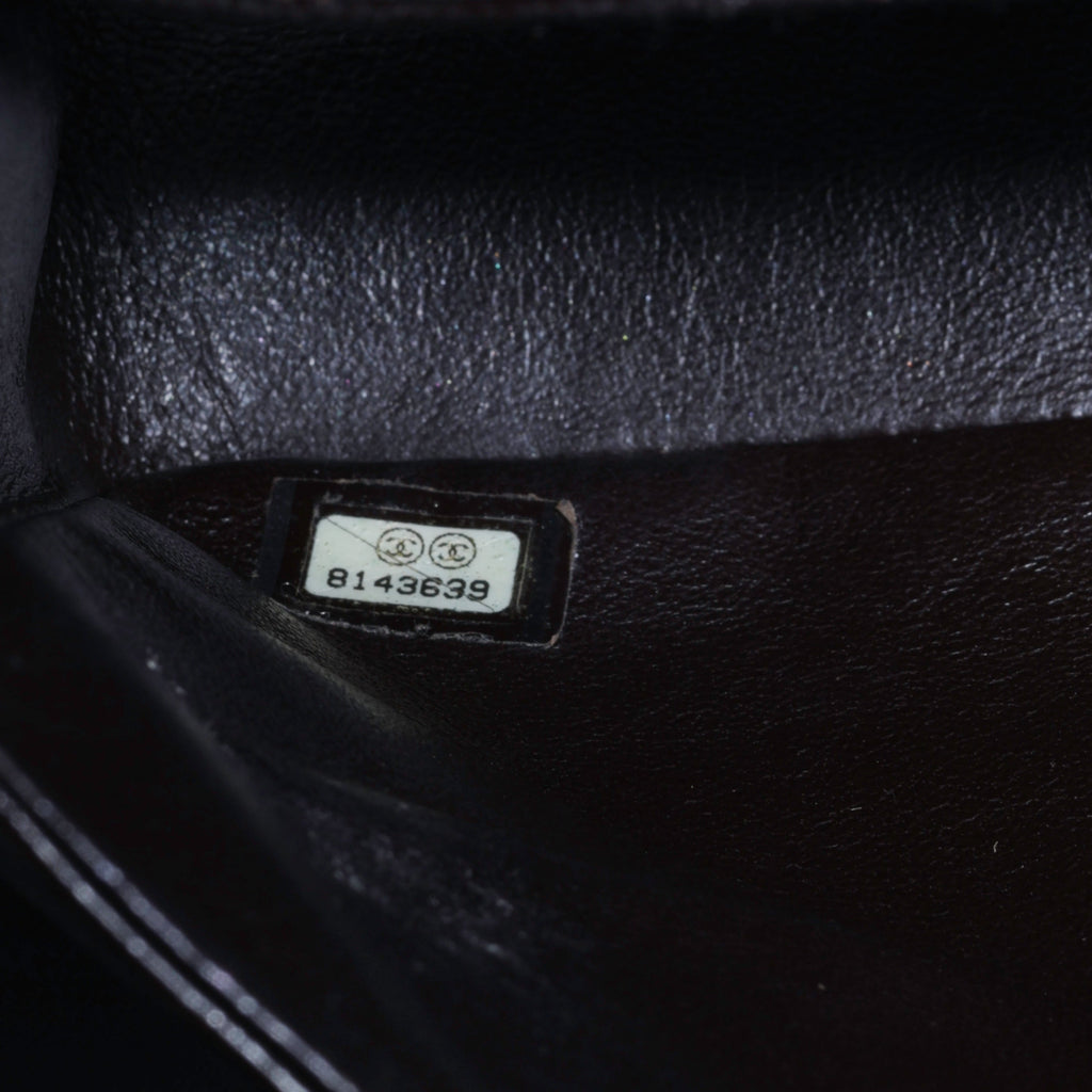 Chanel Medium Classic Flap - Red / Navy Tweed | Black Hardware