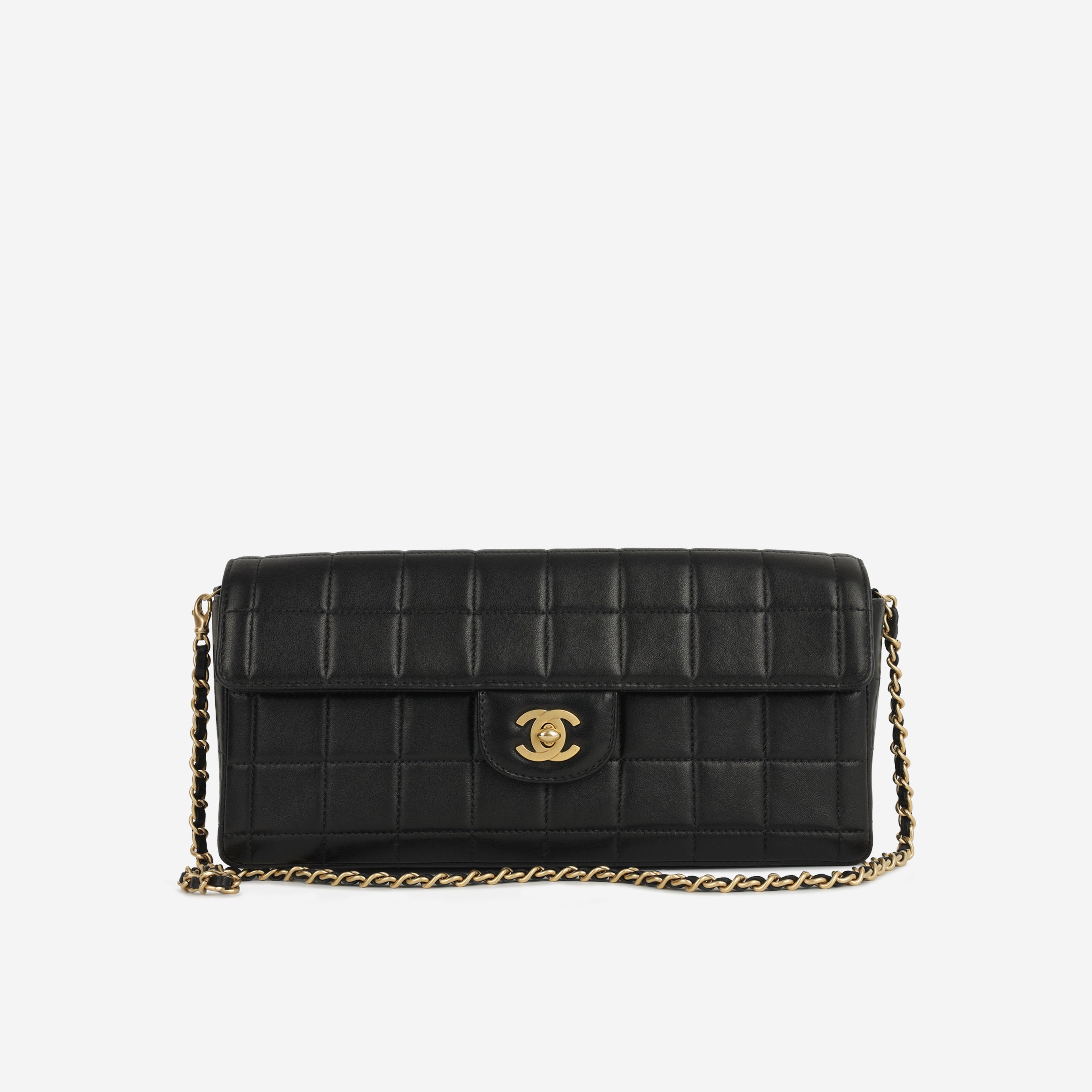 Chanel Vintage East-West Chocolate Bar