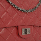 Chanel 2.55 Reissue 227 Flap - Red Aged Calfskin | Ruthenium Hardware