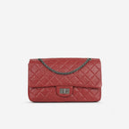Chanel 2.55 Reissue 227 Flap - Red Aged Calfskin | Ruthenium Hardware