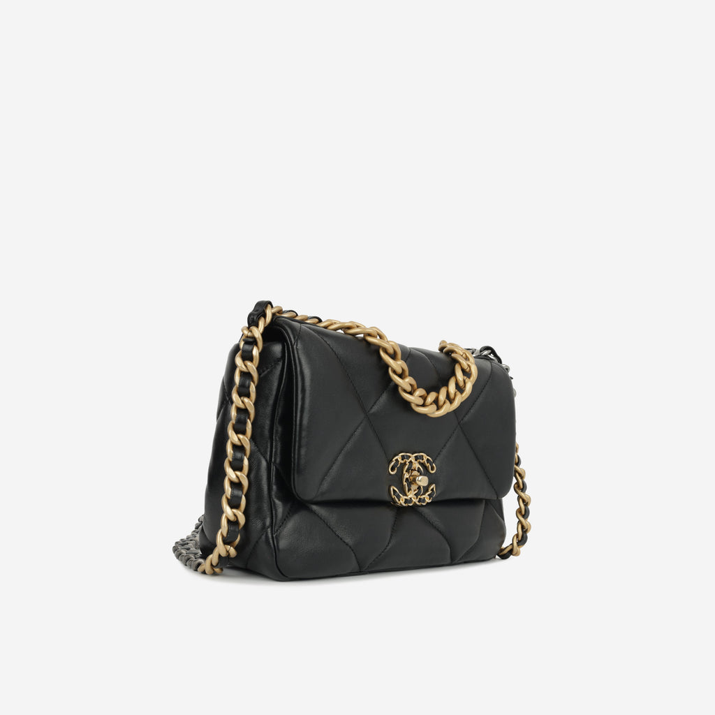Chanel Small 19 Flap Bag - Black