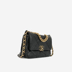 Chanel Small 19 Flap Bag - Black