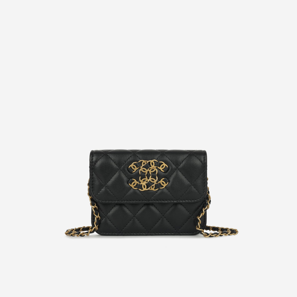 Chanel 19 Flap Coin Purse on Chain