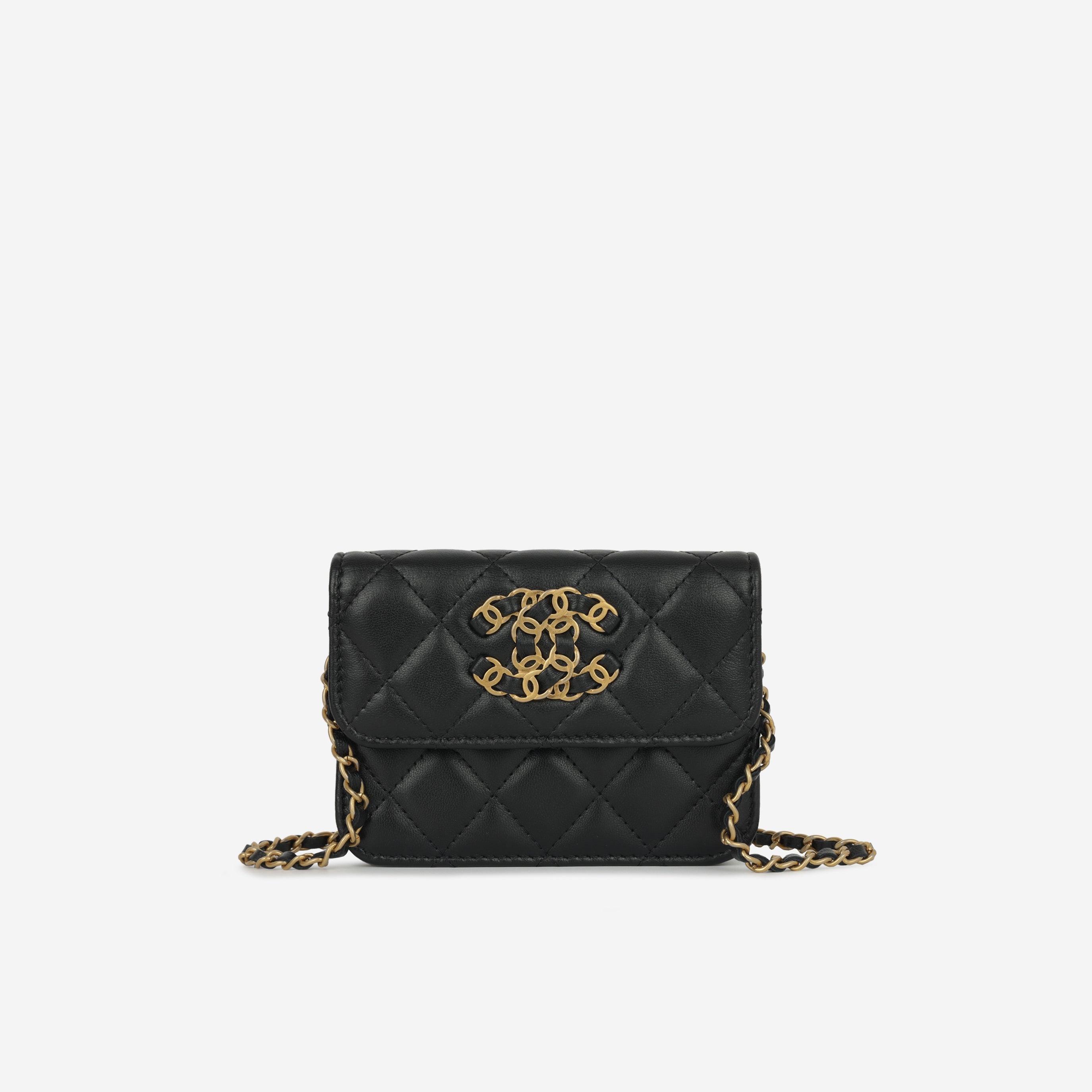 Chanel 19 Flap Coin Purse on Chain