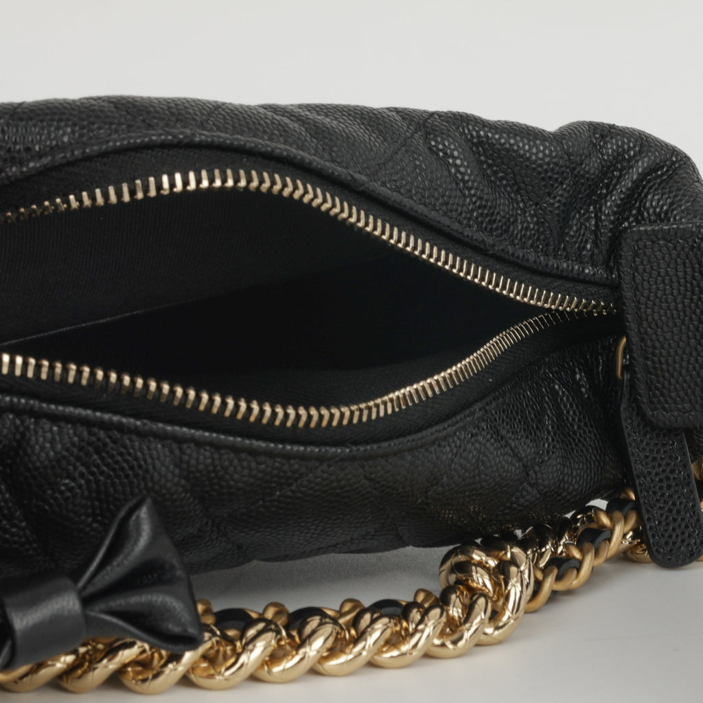 Chanel Mini Bow Hobo Pouch