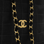 Chanel Vintage Chocolate Bar Drawstring Tote