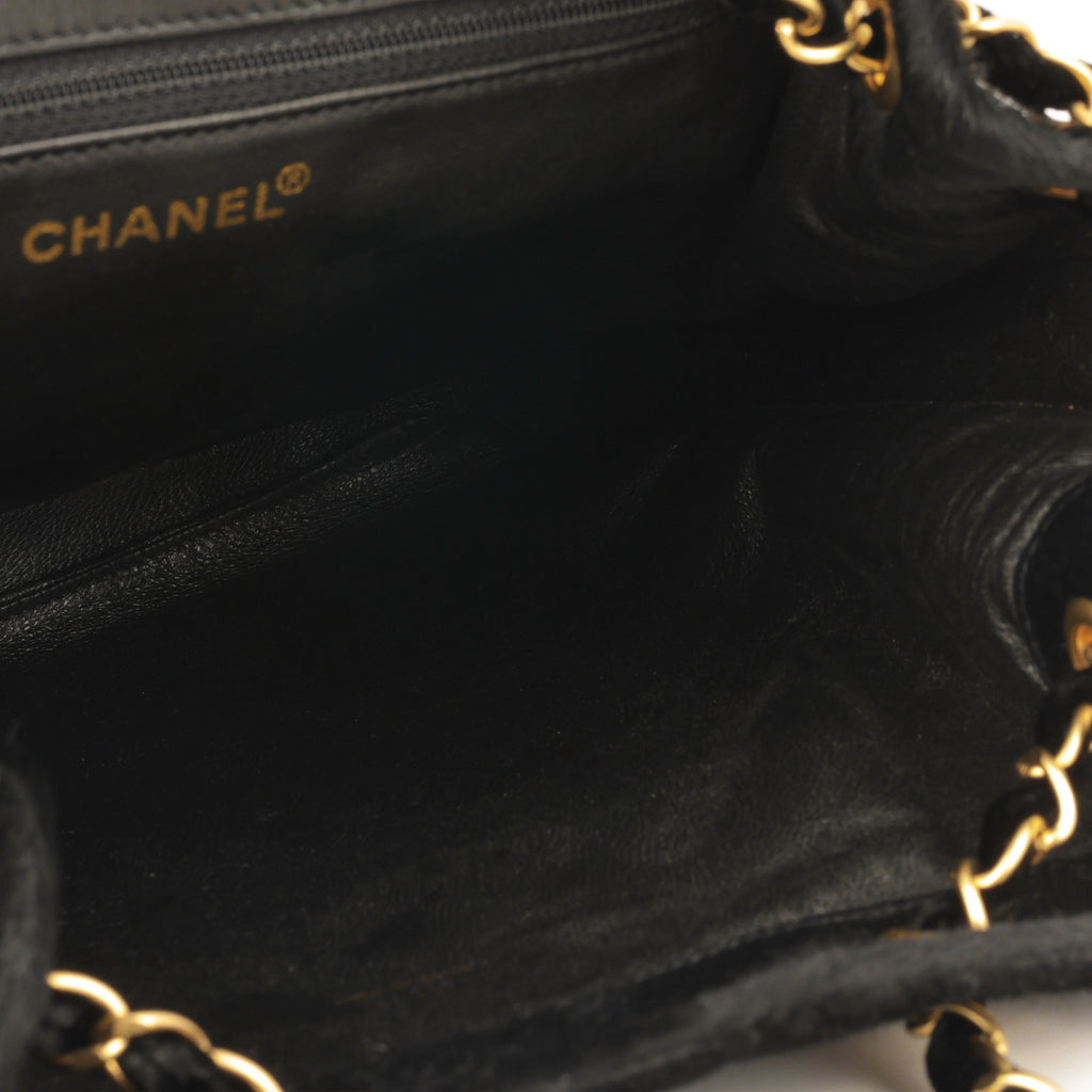 Chanel Vintage Chocolate Bar Drawstring Tote