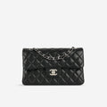 Chanel Small Classic Flap - Black Lambskin | Silver Hardware