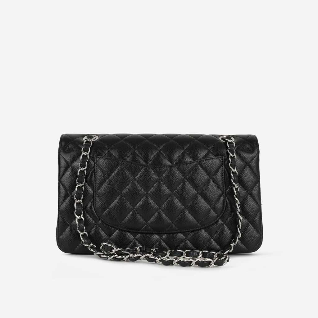 Chanel Medium Classic Flap - Black Caviar | Silver Hardware