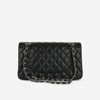 Chanel Medium Classic Flap - Black Caviar | Silver Hardware