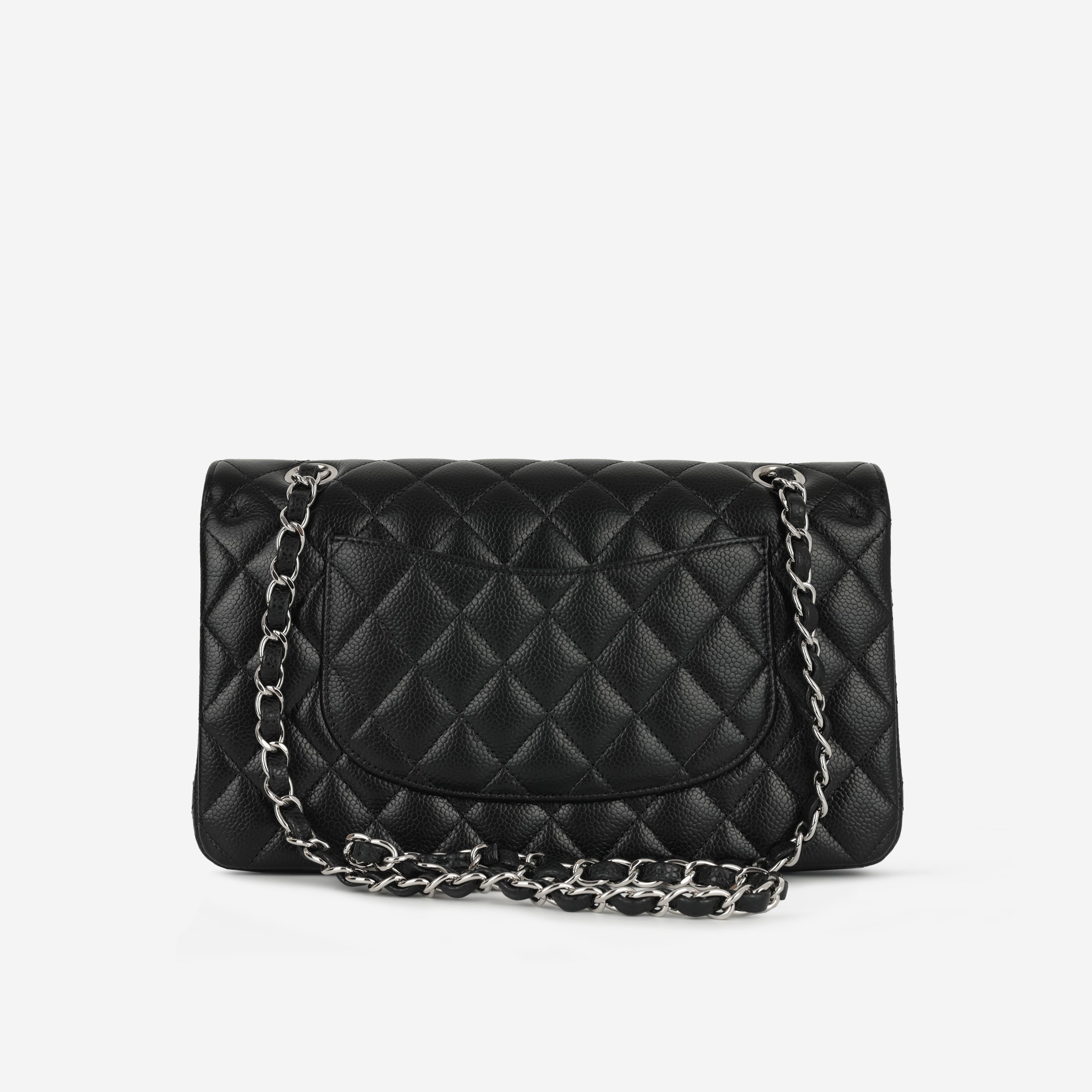 Chanel Medium Classic Flap - Black Caviar | Silver Hardware