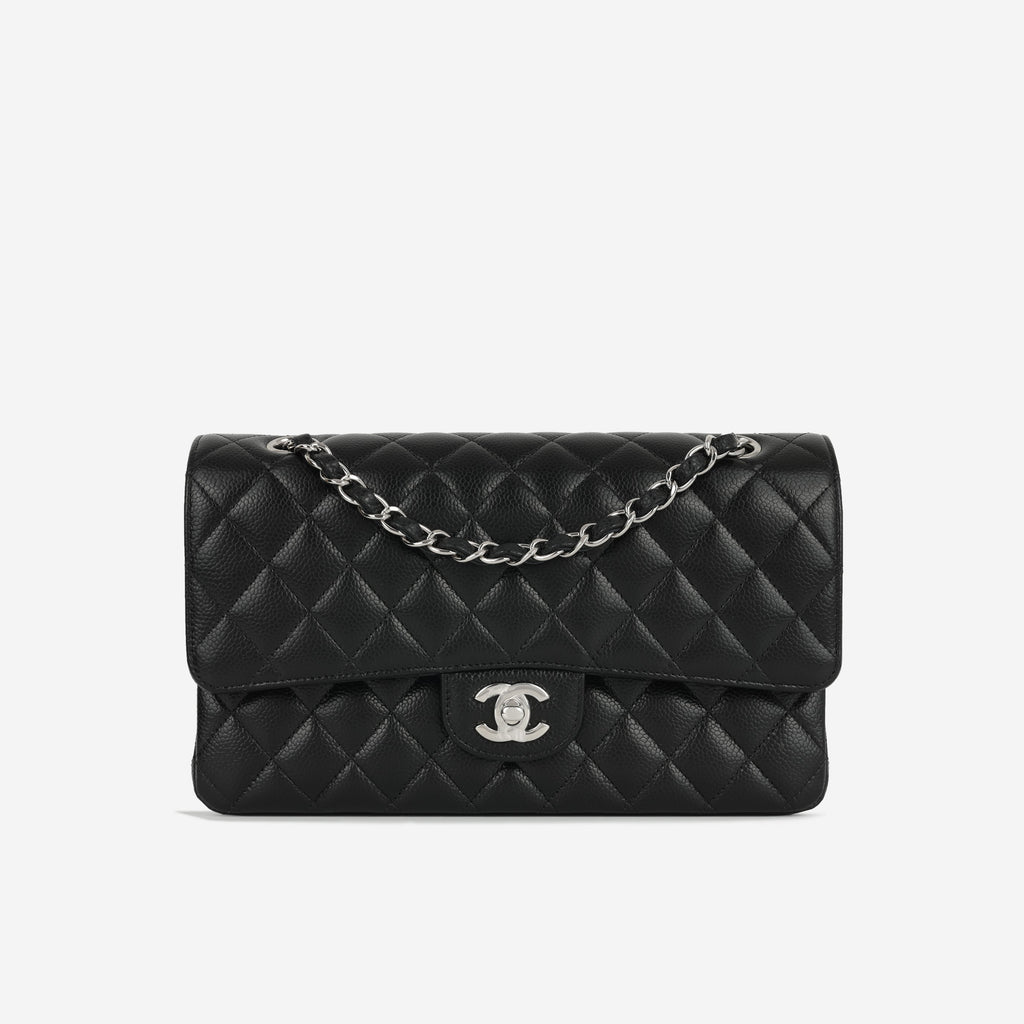 Chanel Medium Classic Flap - Black Caviar | Silver Hardware