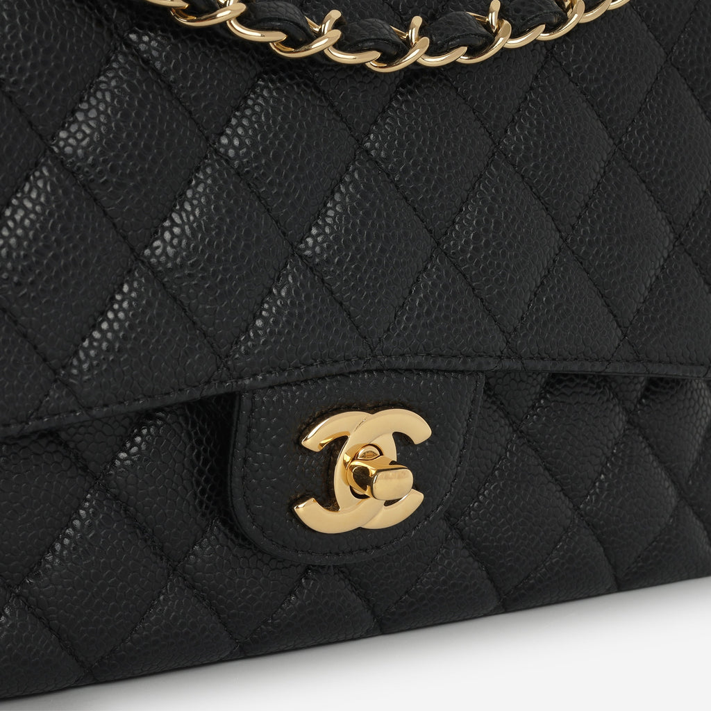 Chanel Medium Classic Flap - Black Caviar | Gold Hardware