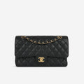 Chanel Medium Classic Flap - Black Caviar | Gold Hardware