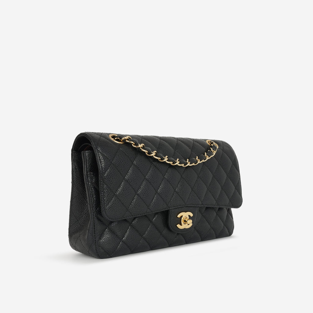 Chanel Medium Classic Flap - Black Caviar | Gold Hardware