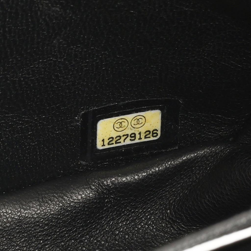 Chanel East West Flap Bag - Black Caviar | Silver Hardware